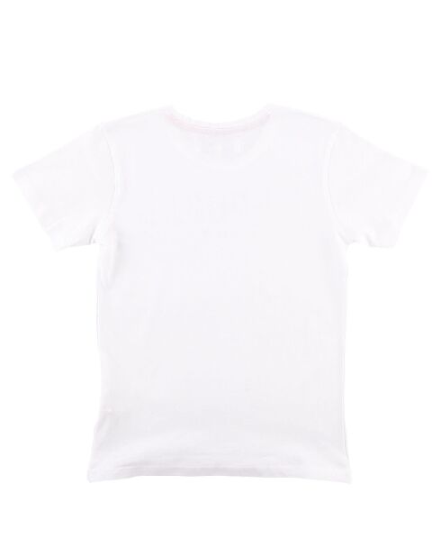 T-Shirt en Coton à logo classic blanc