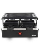 Macchina per raclette nera - 4 persone