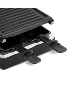 Macchina per raclette nera - 4 persone