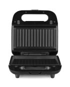 Appareil à croque-monsieur 4 en 1 noir - 750W