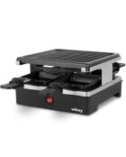 Macchina per raclette nera - 4 persone