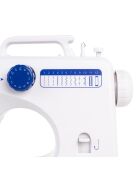 Machine à coudre LED blanc/bleu - 30x26x11 cm