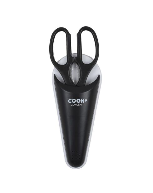 Ciseaux multifonctions avec étui aimanté coloris aléatoire - 21x8 cm