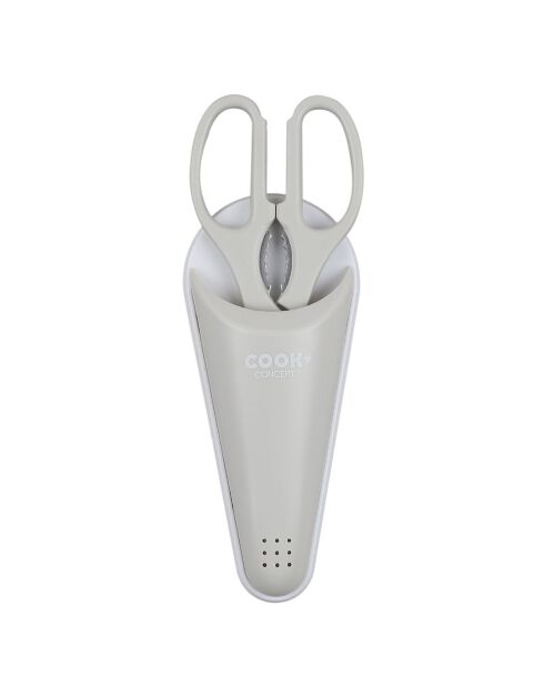 Ciseaux multifonctions avec étui aimanté coloris aléatoire - 21x8 cm