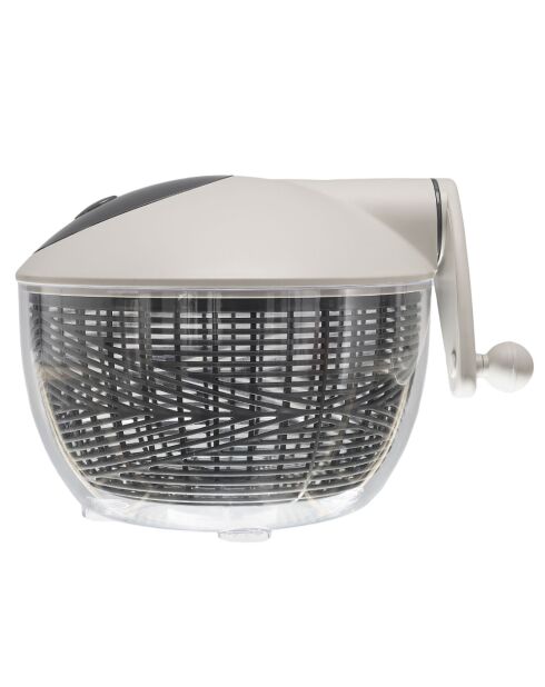 Essoreuse à salade transparent/gris/taupe - 33x26x22.2 cm