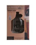 Set voor biermaker transparant/zwart - 17x17x29,5 cm