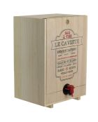 Distributeur de vin noir/rouge/beige - 22x18.8x31.2 cm