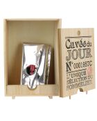 Distributeur de vin noir/rouge/beige - 22x18.8x31.2 cm