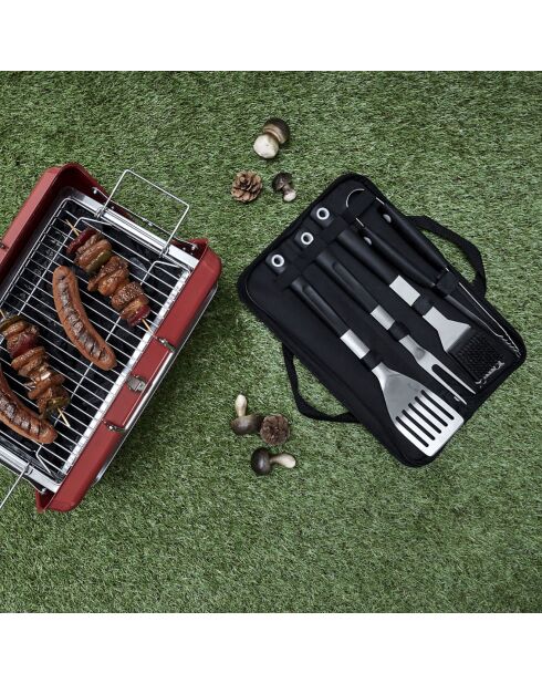 Kit barbecue noir - 35x26 cm