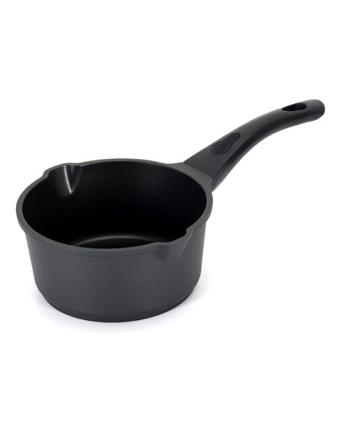Casserole induction noire - 20.7x38x8.9 cm