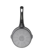 Casserole induction noire - 20.7x38x8.9 cm