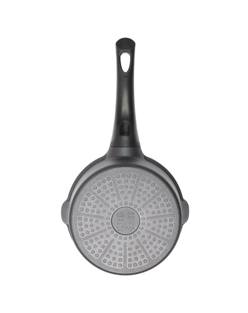 Casserole induction noire - 20.7x38x8.9 cm