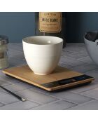 Balance de cuisine rectangulaire Bambou marron - 5kg