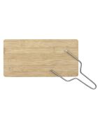 Coffret foie gras lyre et planche de découpe marron - 28x14.2 cm