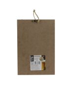 Décapsuleur mural avec bac capsules beige/noir - 17.8x6.8x26 cm