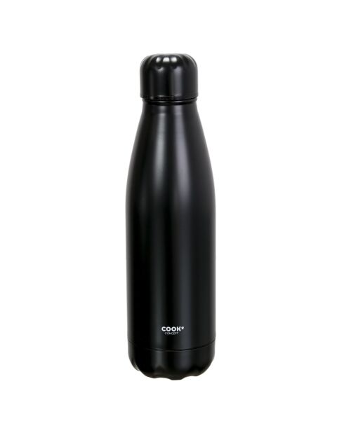 Bouteille de transport isotherme noire - 50 cl