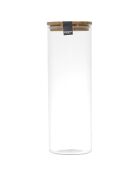 Bocal en Verre et Bambou transparent - 2 L