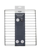 Grille de four extensible grise - 60x31.5 cm
