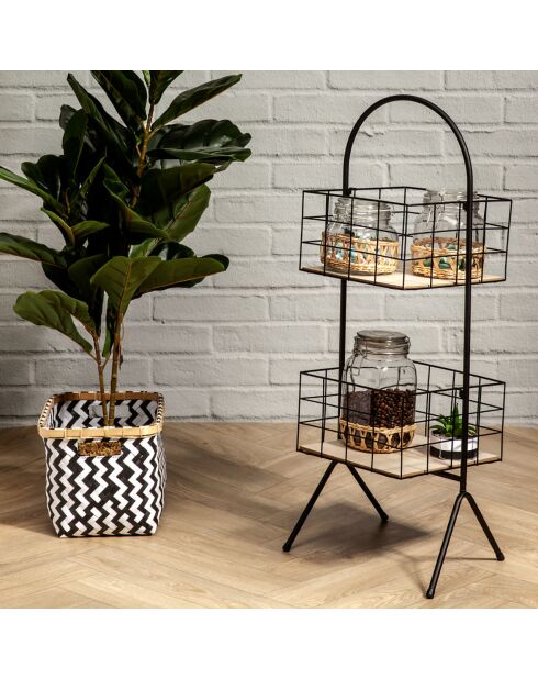Bocal Mirage transparent - 12x12x20 cm