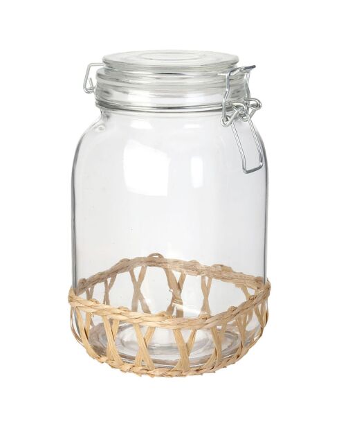 Tarro transparente Mirage - 12x12x20 cm