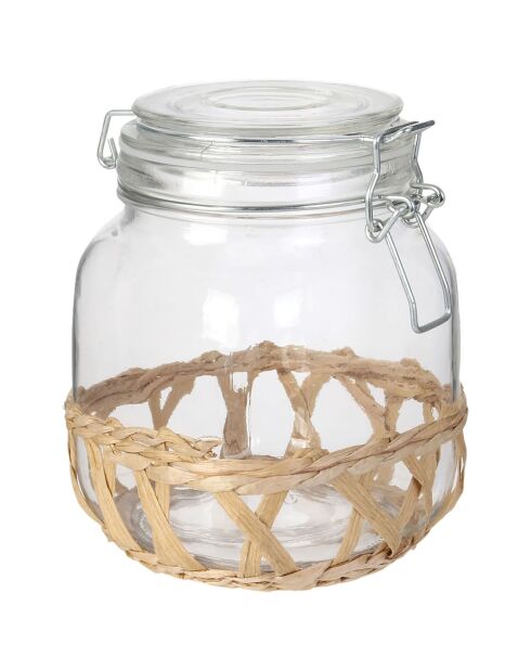 Bocal Mirage transparent - 11.5x11.5x15 cm