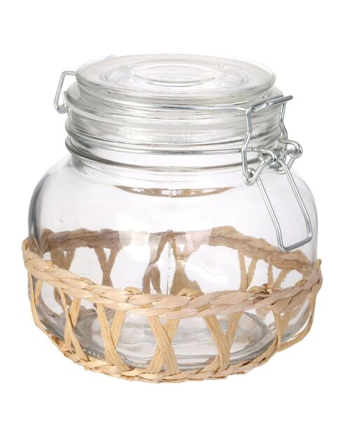 Bocal Mirage transparent - 12.3x12.3x12.5 cm