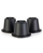 3 Capsules reutilisables compatible Nespresso noir/blanc - 4x3.8x3 cm