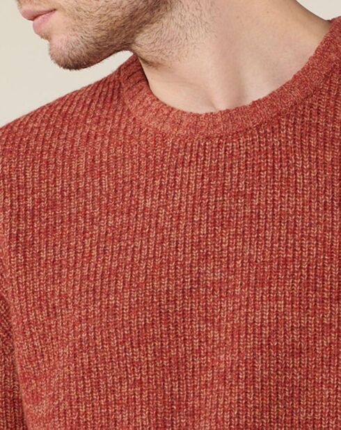 Pull en Laine mélangée Albi cerise