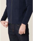 Gilet zippé Aristote marine