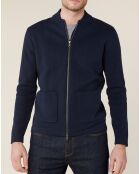 Gilet zippé Aristote marine