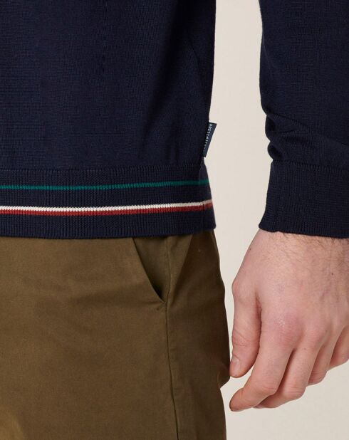 Pull 100% Laine Augustin marine