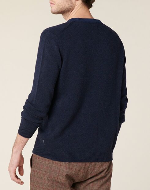 Pull en Laine mélangée Aberolis marine