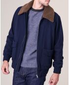 Blouson en Laine mélangée Drako marine