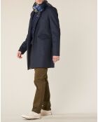 Manteau en Laine mélangée Tytry marine