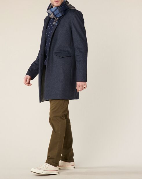 Manteau en Laine mélangée Tytry marine