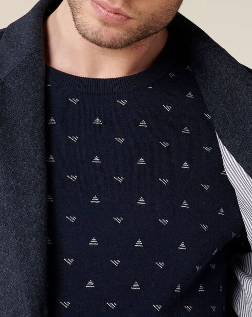 Manteau en Laine mélangée Tytry marine