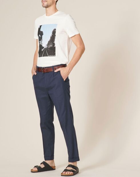 Pantalon chino Bremont marine