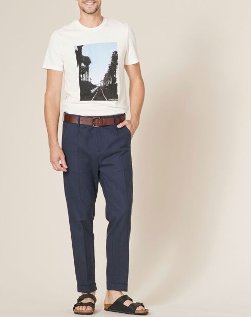 Pantalon chino Bremont marine