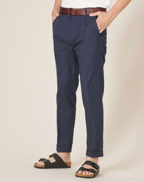Pantalon chino Bremont marine