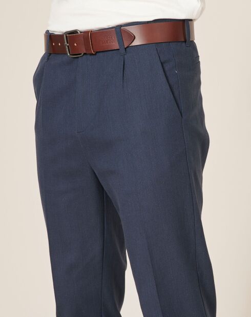 Pantalon chino Bremont marine