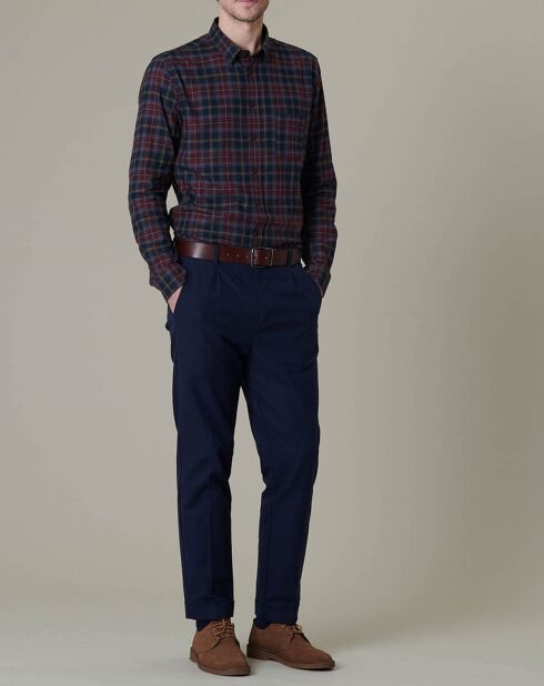 Pantalon Diren bleu marine