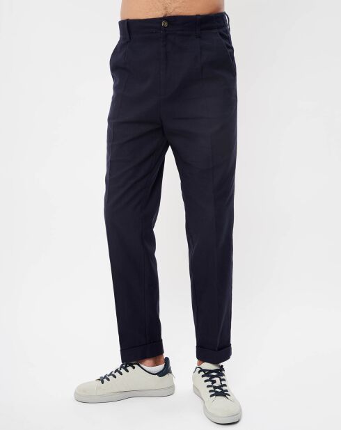 Pantalon Diren bleu marine