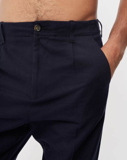 Pantalon Diren bleu marine