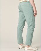 Pantalon slim Evrard sauge
