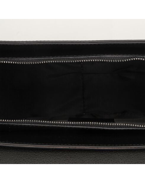 Sac main en Cuir en Cuir Votti noir - 28x21x9 cm