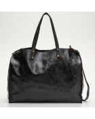 Sac cabas en Cuir Nary noir - 46.5x34x11.5 cm