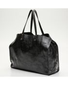 Sac cabas en Cuir Nary noir - 46.5x34x11.5 cm