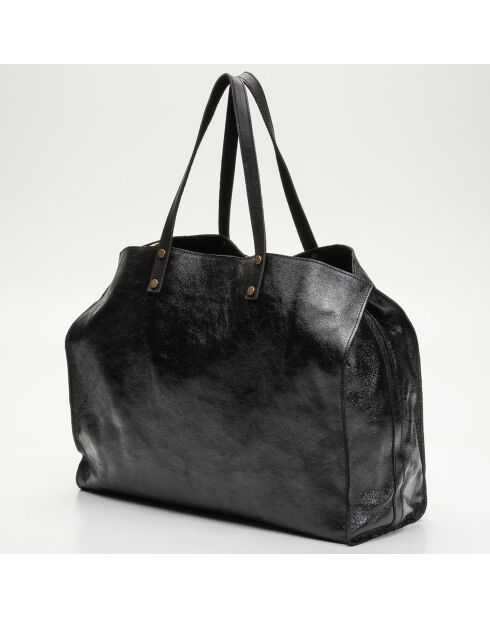 Sac cabas en Cuir Nary noir - 46.5x34x11.5 cm