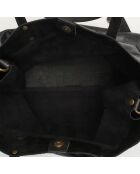 Sac cabas en Cuir Nary noir - 46.5x34x11.5 cm