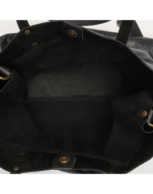 Sac cabas en Cuir Nary noir - 46.5x34x11.5 cm